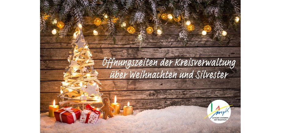 Öffnungszeiten der Kreisverwaltung über Weihnachten und Silvester