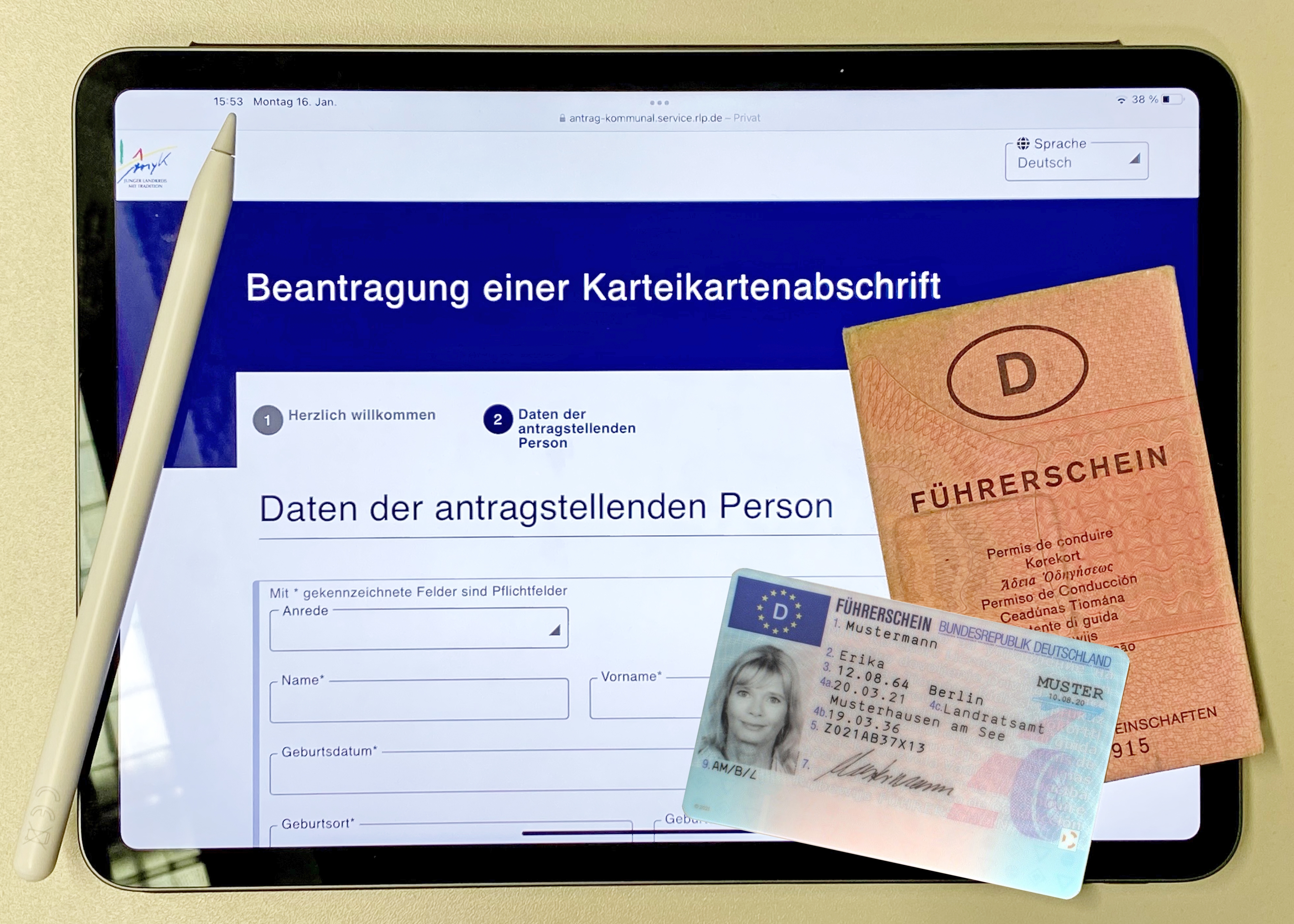 Führerschein-Umtausch: Karteikartenabschrift Jetzt Online Beantragen ...